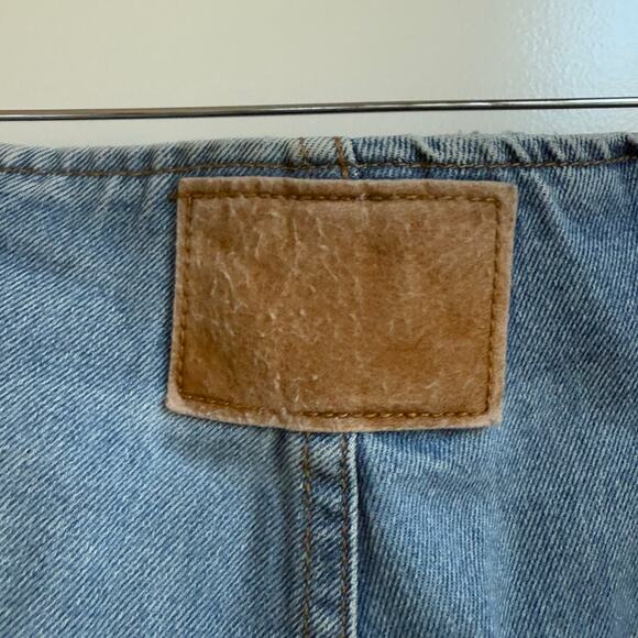 Vintage Hot‎ And The Gang Size 5 Blue Denim Made in USA Flare Jeans Button Fly - Picture 5 of 7